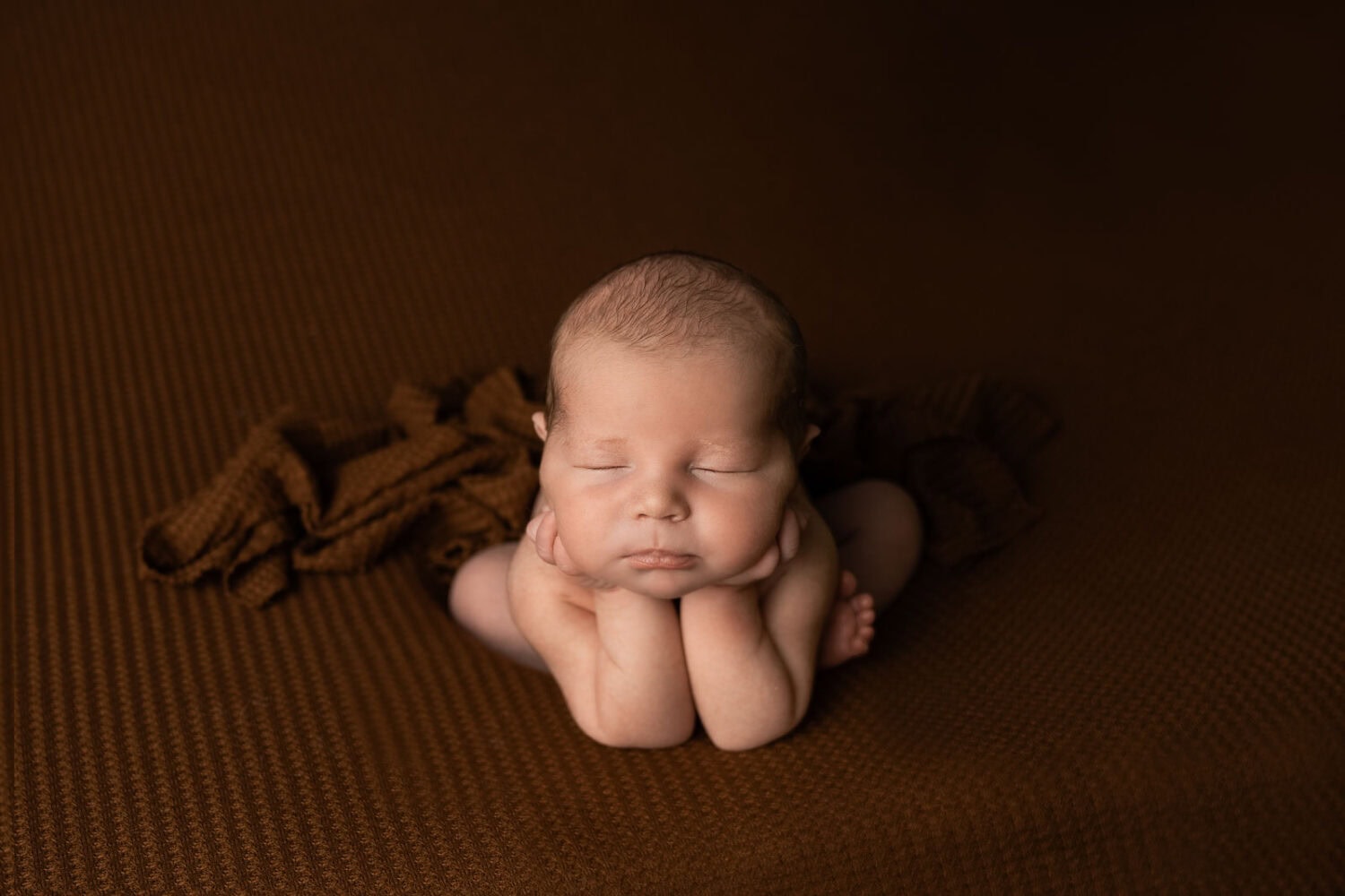 Cardiff Newborn Photographer, baby photo taken in Vale of Glamorgan studio in Dinas Powys