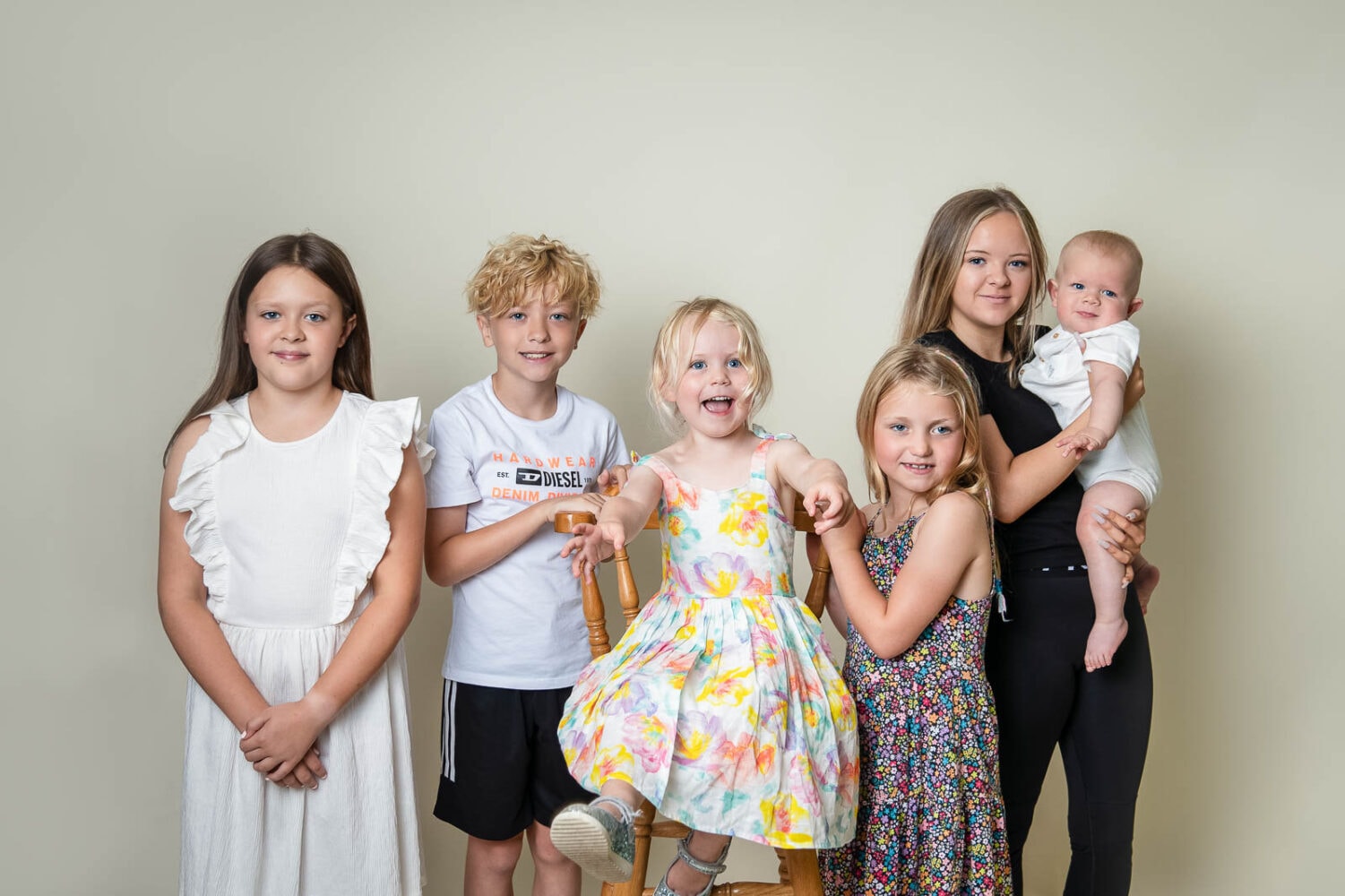 Family photographer Cardiff, studio photoshoot