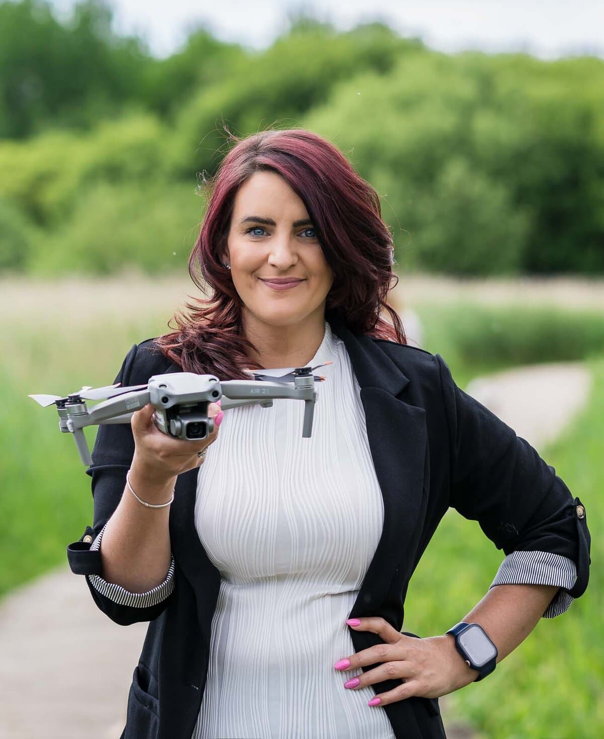 Cardiff corporate videographer filming promotional video