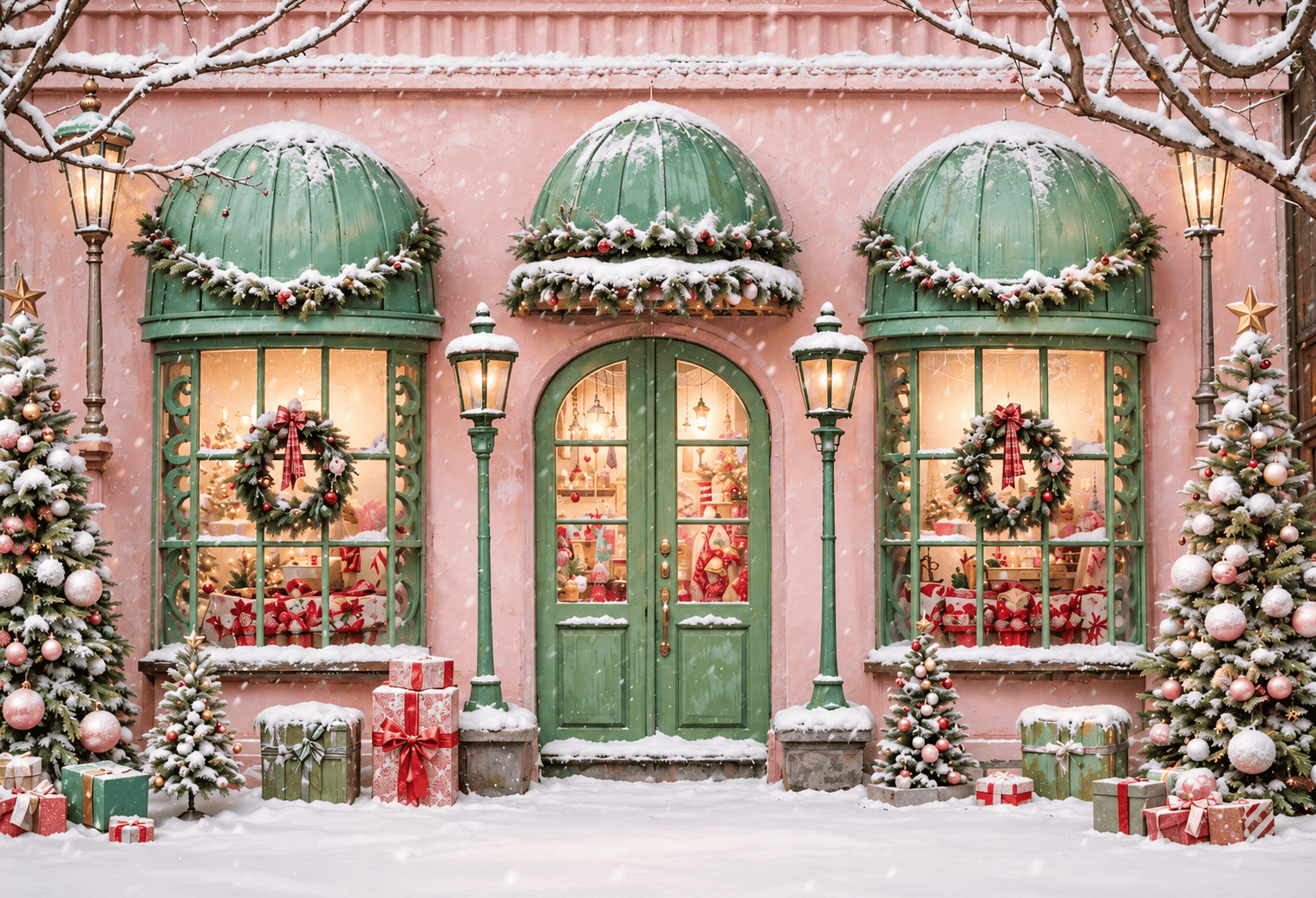 pink snow boulevard